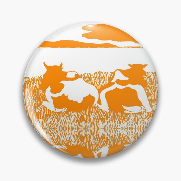 Artikelvorschau, Kühe auf dem Feld Orange und Weiß, Koeien, Samuel Jessurun de Mesquita entworfen und verkauft von SpiritGifts.