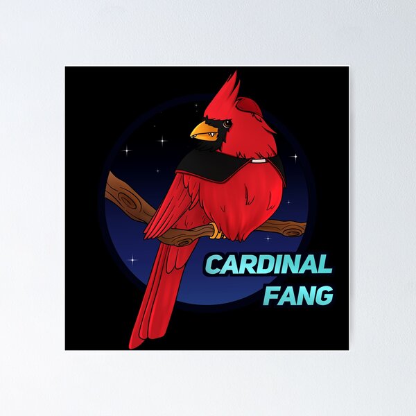 Item preview, Cardinal Fang designed and sold by RustyQuill.
