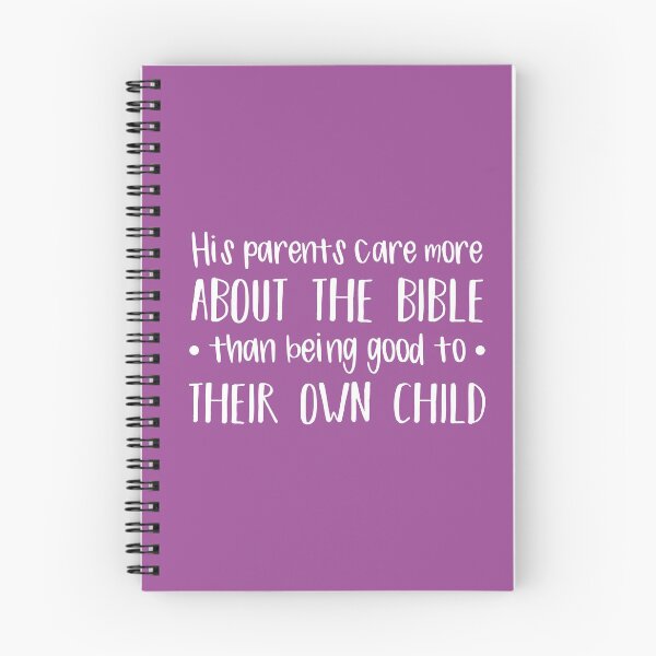 Item preview, His Parents Care More About The Bible (Purple BG) designed and sold by FilipeFerreira.