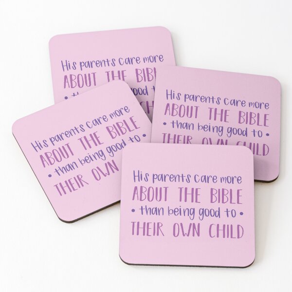 Item preview, His Parents Care More About The Bible (Pink BG) designed and sold by FilipeFerreira.