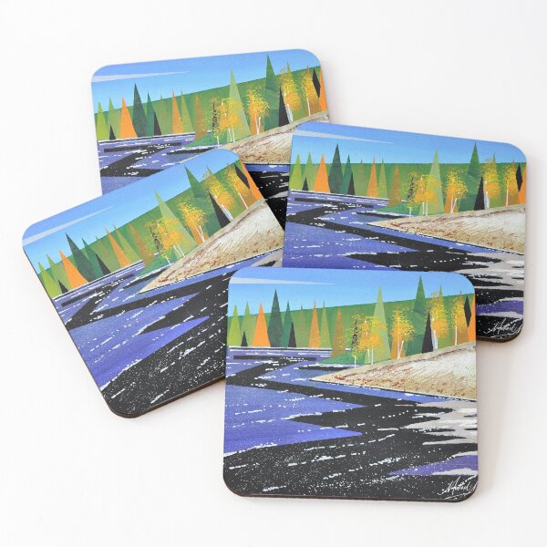 Item preview,   Acrylic  Abstract river   designed and sold by mikemcglashon.