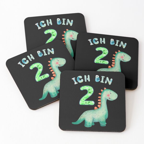 Artikelvorschau, Dinosauerier Ich bin 2 - Dino Kindergeburtstag entworfen und verkauft von Shirt-Designs.