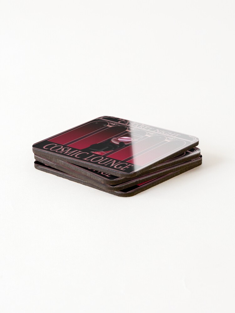 Alternate view of Cosmic Lounge Cabaret Coasters (Set of 4)