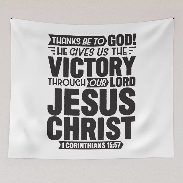 Item preview, 1 Corinthians 15:57 designed and sold by plushism.