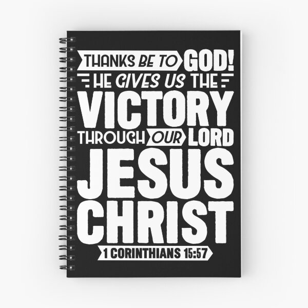 Item preview, 1 Corinthians 15:57 He Gives Us The Victory Through Our Lord Jesus Christ designed and sold by plushism.