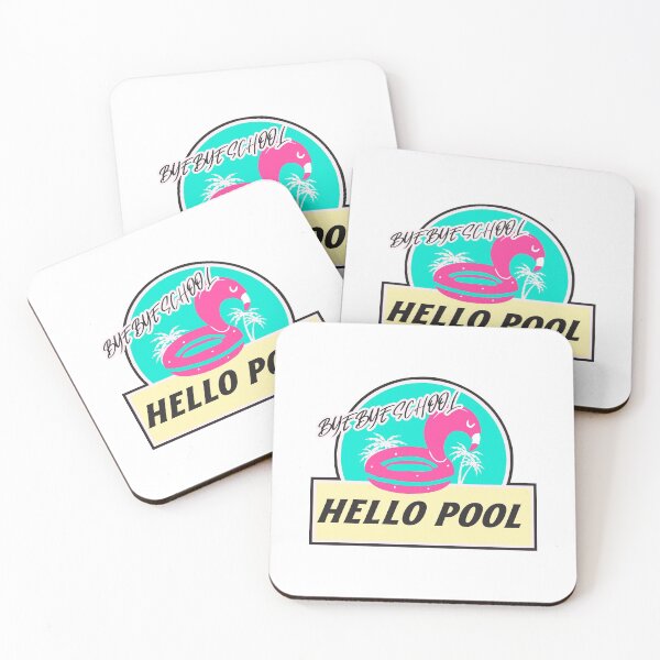 Item preview, Bye Bye School Hello Pool designed and sold by AbiBurtDesigns.