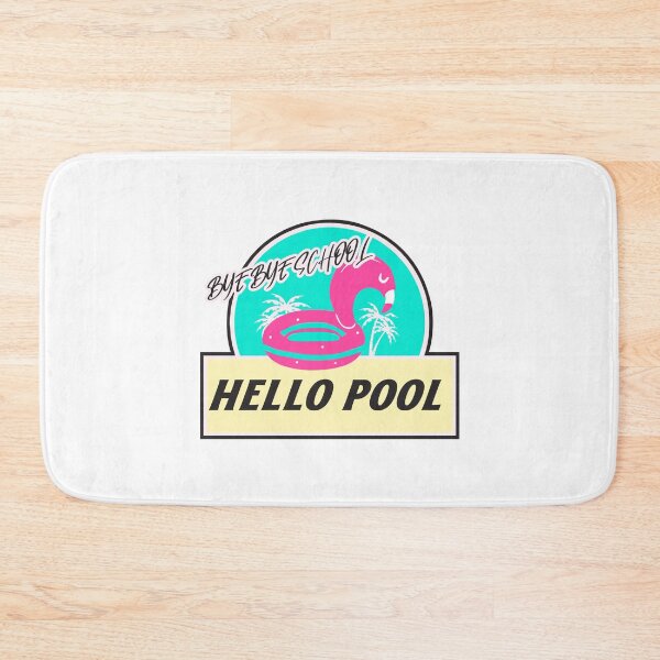Item preview, Bye Bye School Hello Pool designed and sold by AbiBurtDesigns.