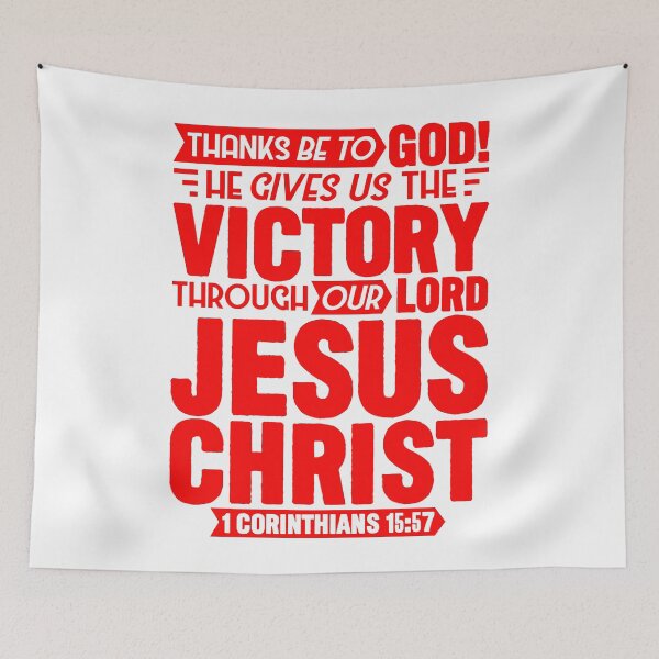 Item preview, 1 Corinthians 15:57 designed and sold by plushism.