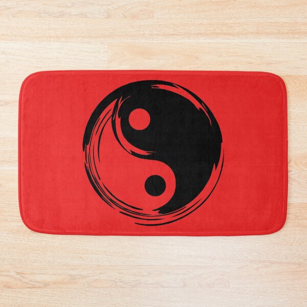 Item preview, Ying Yang Bandana on Red designed and sold by Nola Lee Kelsey.