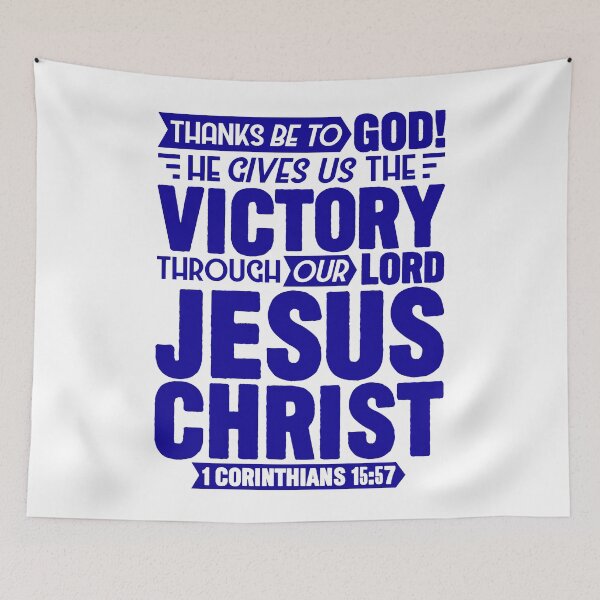 Item preview, 1 Corinthians 15:57 But Thanks Be To God designed and sold by plushism.