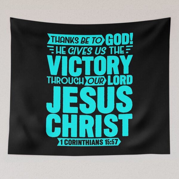 Item preview, 1 Corinthians 15:57 designed and sold by plushism.