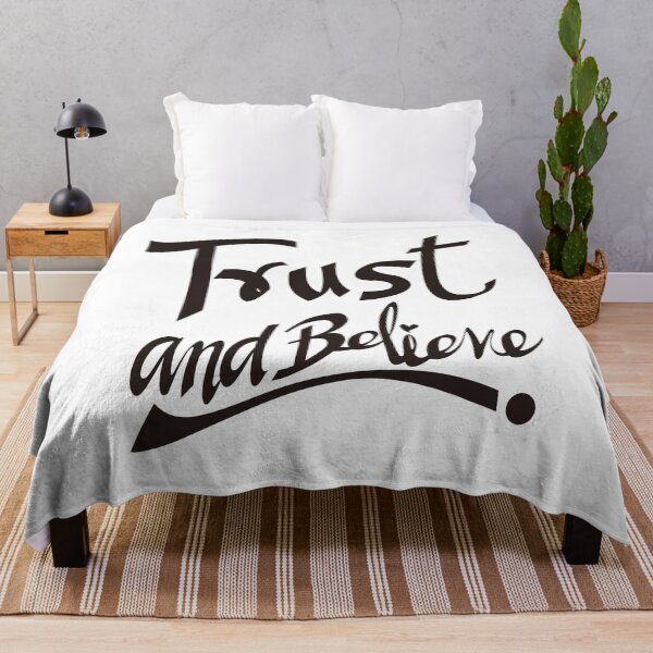 Item preview, Trust and Believe Lettering PNG. designed and sold by CeresGraphic.