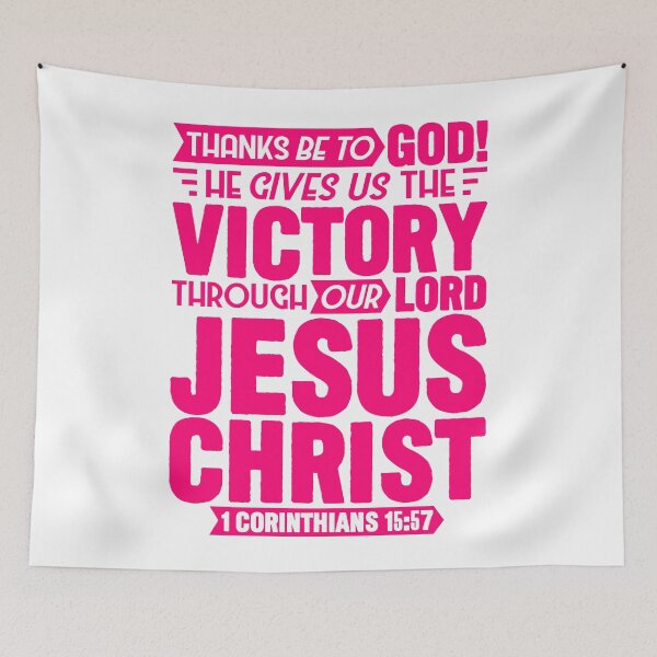 Item preview, 1 Corinthians 15:57 designed and sold by plushism.