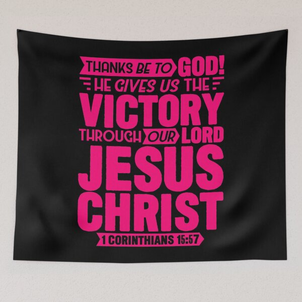 Item preview, 1 Corinthians 15:57 designed and sold by plushism.
