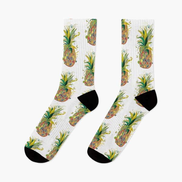 Item preview, Drawing of a colorful pineapple in graffiti style designed and sold by Kisho.