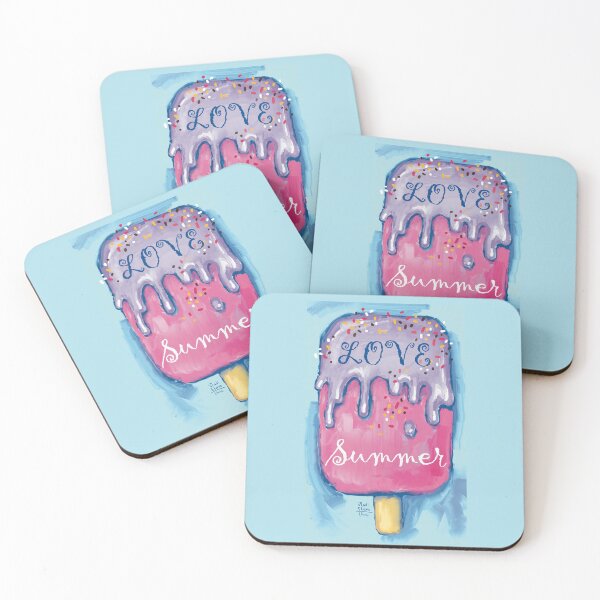 Item preview, Sweet cold colourful  ice cream. Hot summer time. designed and sold by RukkiZukkiArt.