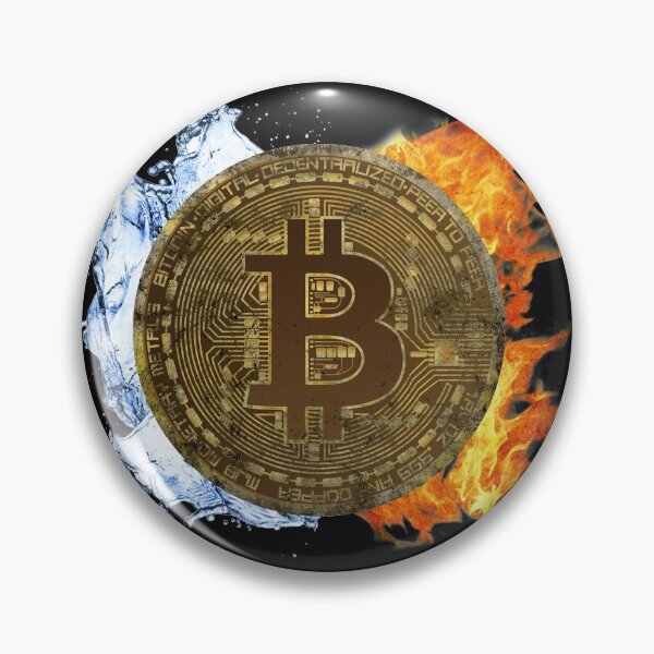Item preview, Fire & Ice Bitcoin designed and sold by Dutlu.