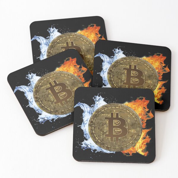 Item preview, Fire & Ice Bitcoin designed and sold by Dutlu.