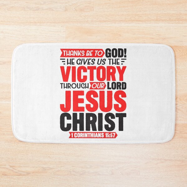 Item preview, 1 Corinthians 15:57 designed and sold by plushism.