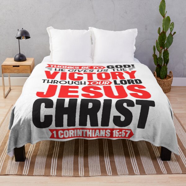 Item preview, 1 Corinthians 15:57 designed and sold by plushism.