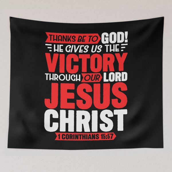 Item preview, 1 Corinthians 15:57 designed and sold by plushism.