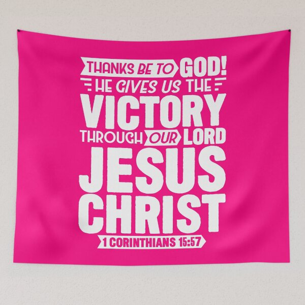 Item preview, 1 Corinthians 15:57 designed and sold by plushism.