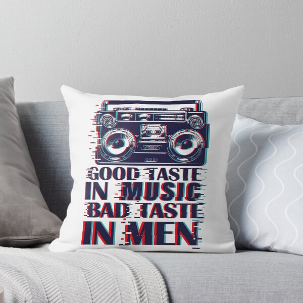 Item preview, Taste in Music Bad Taste in Men - Trending, Musical, Instrument Gift, Sarcasm, Musician, Music lover designed and sold by ALITOPRINCE.