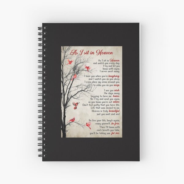 Item preview, As I Sit In Heaven Poem Poster designed and sold by kathrynlice.