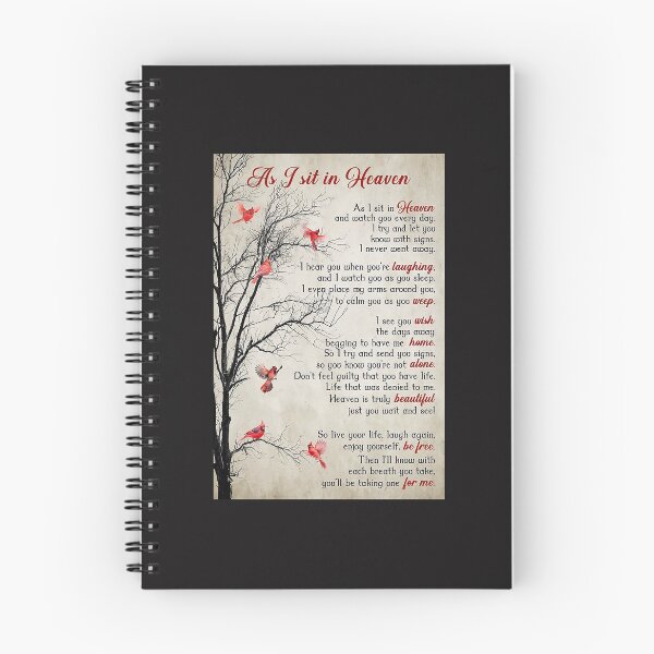 Item preview, As I Sit In Heaven Poem Poster designed and sold by kathrynlice.