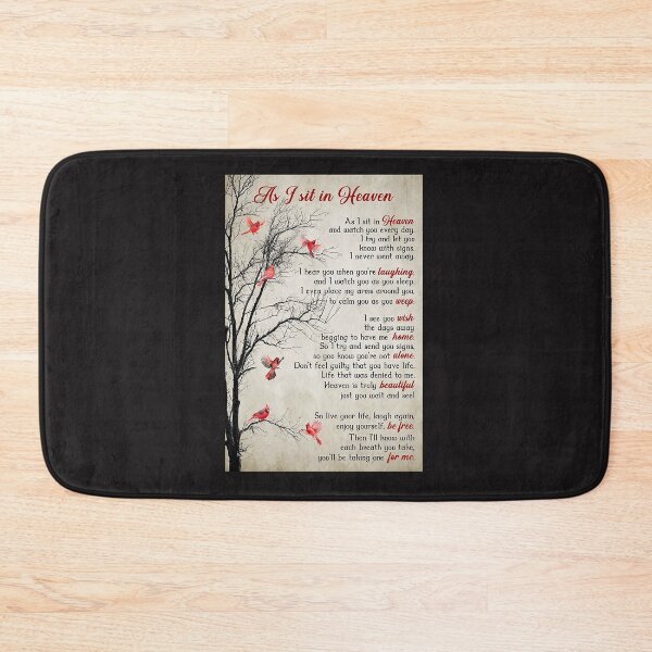 Item preview, As I Sit In Heaven Poem Poster designed and sold by kathrynlice.