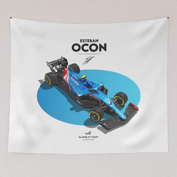 Item preview, Esteban Ocon F1 2021 Alpine Car Design designed and sold by d25bev.
