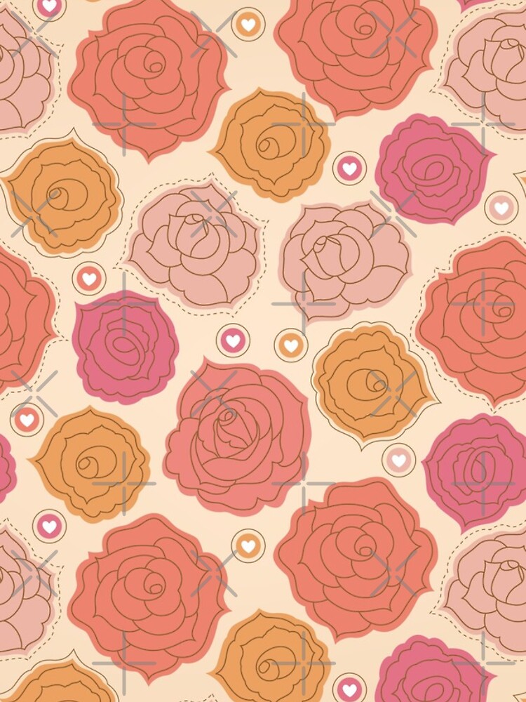 Thumbnail 5 of 5, iPhone Case, Romantic Roses designed and sold by veverka.