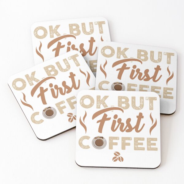Item preview, ok but first coffee designed and sold by saladiin.