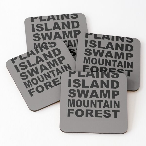 Item preview, MTG countries mountain ranges plain swamp island forest designed and sold by MWDG-DesignsMTG.