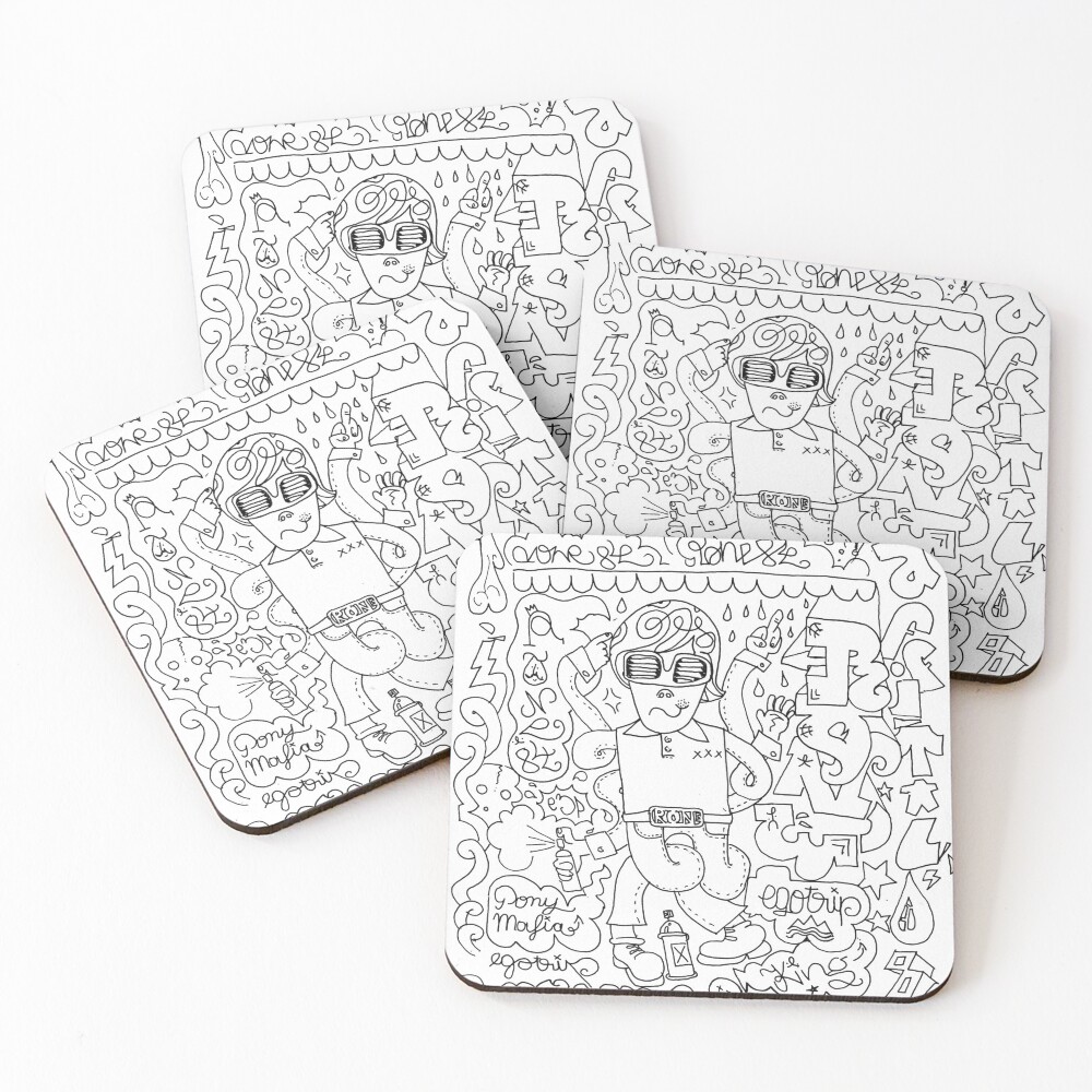 Item preview, Coasters (Set of 4) designed and sold by Rone84.