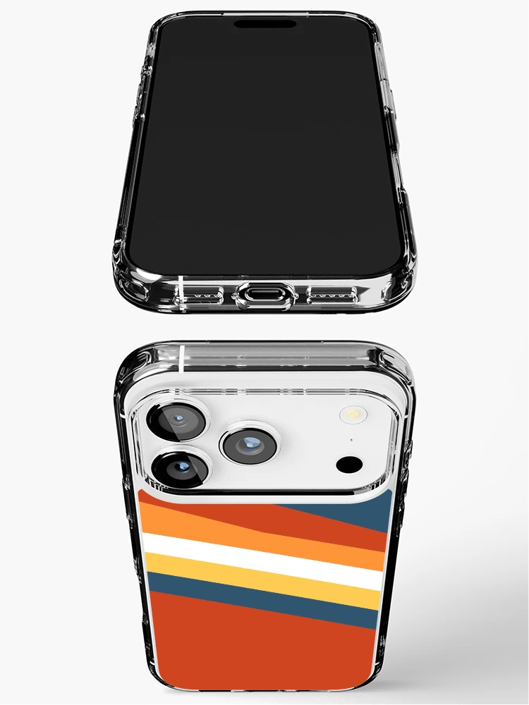 Thumbnail 3 of 5, iPhone Case, Retro Stripes designed and sold by ElseWorldDesign.