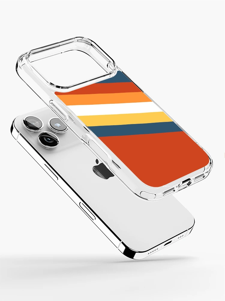 Thumbnail 2 of 5, iPhone Case, Retro Stripes designed and sold by ElseWorldDesign.