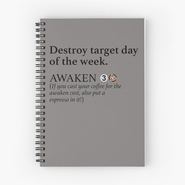 Item preview, MTG coffee mechanics AWAKEN designed and sold by MWDG-DesignsMTG.