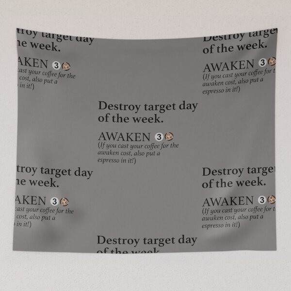 Item preview, MTG coffee mechanics AWAKEN designed and sold by MWDG-DesignsMTG.