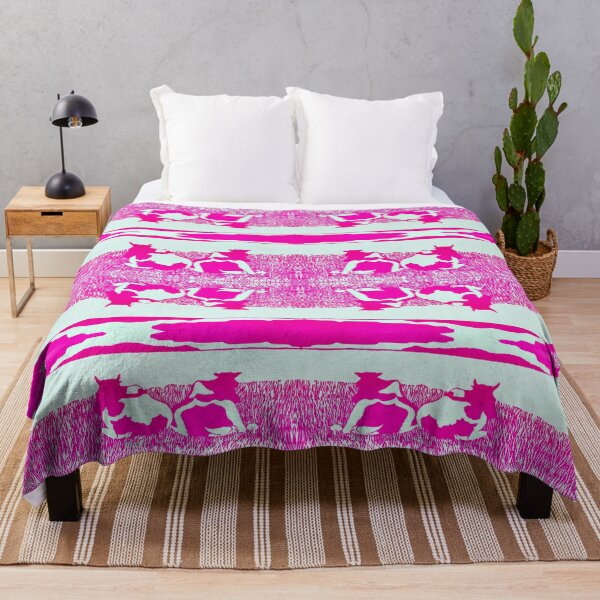 Item preview, Cows In the Field Pink and off White, Koeien, Samuel Jessurun de Mesquita designed and sold by SpiritGifts.