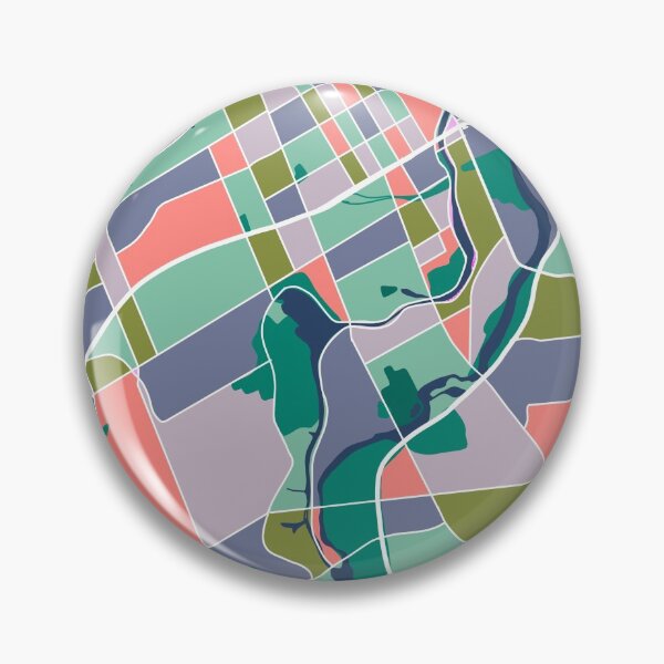 Item preview, Ottawa City Map designed and sold by kbracey-meraki.