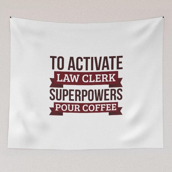 Item preview, Law clerk gift, To Activate Law clerk Superpowers Pour Coffee, Gift For Law clerk Funny Coworker Boss Mug Gift designed and sold by Orange Pieces.