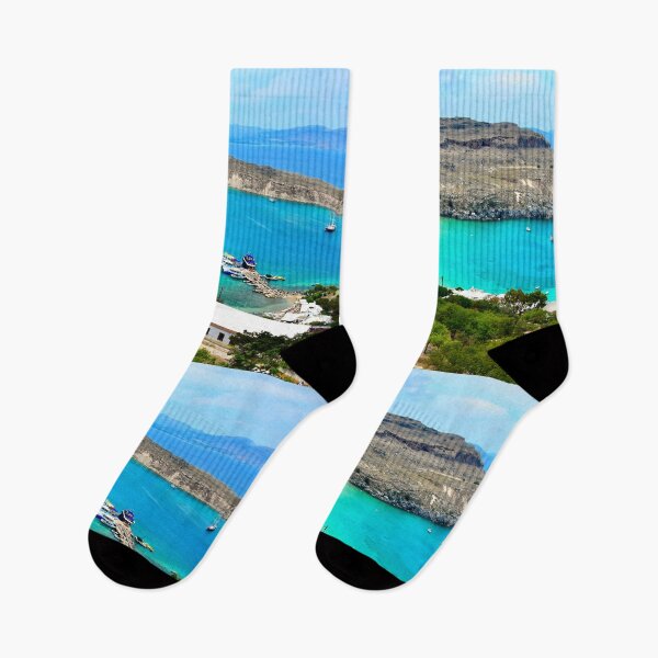 Item preview, Beautiful Turquoise Beach, Santorini, Greece designed and sold by newburyboutique.