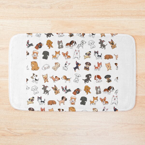 Item preview, Different type cartoon cute dogs patterns designed and sold by Hoahip.