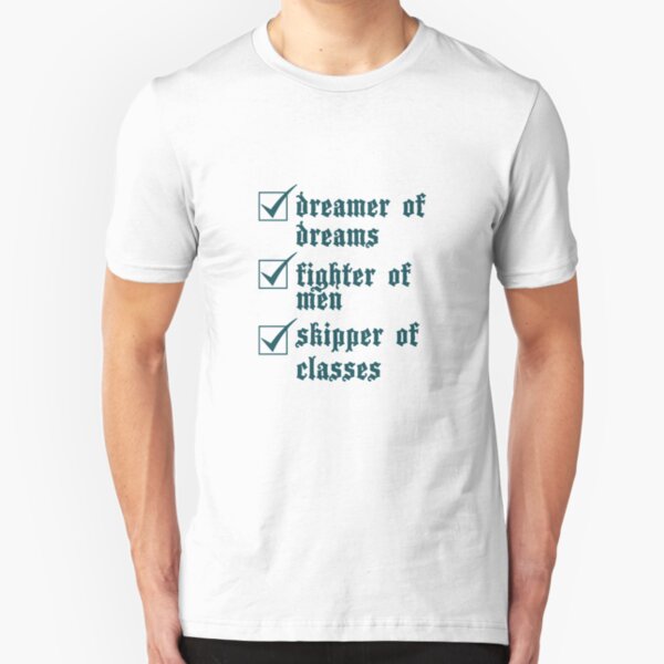 Ronan's a Dreamer (Blue) Slim Fit T-Shirt