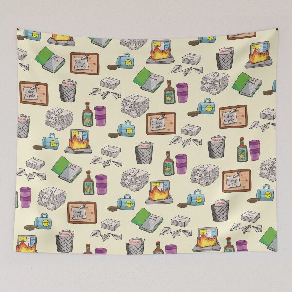 Item preview, Bad Worker Print designed and sold by rattangirldraws.