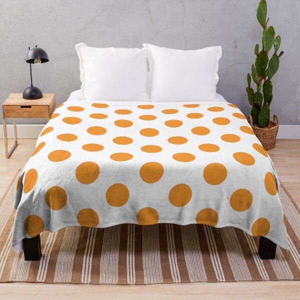 Item preview, Medium ORANGE and WHITE POLKA DOTS designed and sold by RachelMacht.