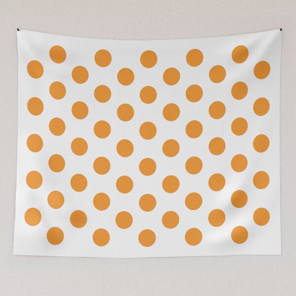 Item preview, Medium ORANGE and WHITE POLKA DOTS designed and sold by RachelMacht.
