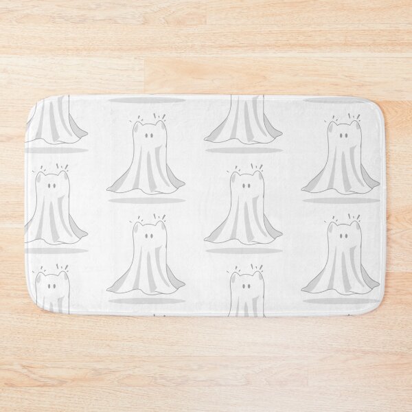 Item preview, Ghost cat cute character sticker  designed and sold by SoLittleSteph.
