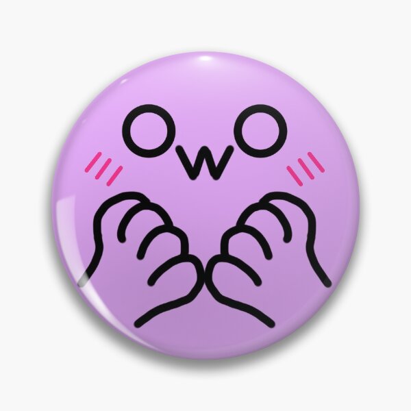 Item preview, OwO face  designed and sold by BatsyWatsy.